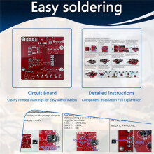 DIY Speaker Kit Stereo Amplifier with Dual Channel STEM Soldering Practice Kit for Kids Adults,Teachers