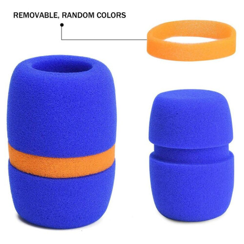 30Pcs Headset Windscreen Thickened KTV Handheld Dust Proof Soft Sponge Microphone Cover Replacement Accessories 1
