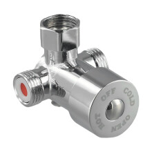 Thermostatic Mixing Valve Kitchen Bathroom Faucet Hot Cold Water Mixer with Precise Temperature Control Leak Prevention