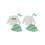 (4-5 Years, Army Green) Ιρλανδικές εμφανίσεις για με τριφύλλι. 2