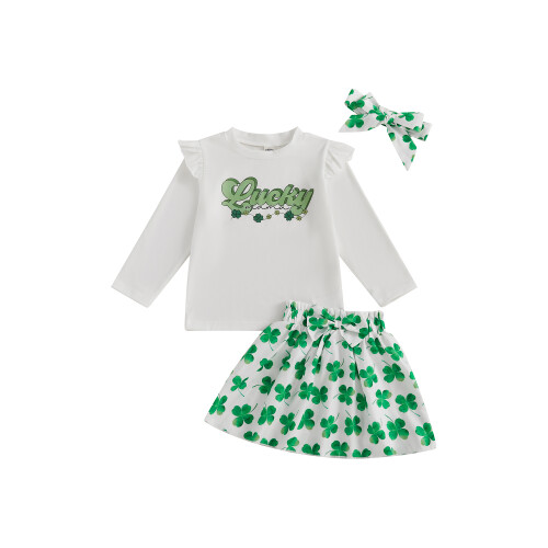 (3-4 Years, Army Green) Ιρλανδικές εμφανίσεις για με τριφύλλι.