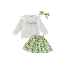 (5-6 Years, Green) Éadaí Cailíní Éireannacha, 3 phíosa