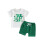 (6-12 Months, Green) Σετ σορτς για καλοκαιρινό outfit 1