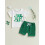 (6-12 Months, Green) Σετ σορτς για καλοκαιρινό outfit 3
