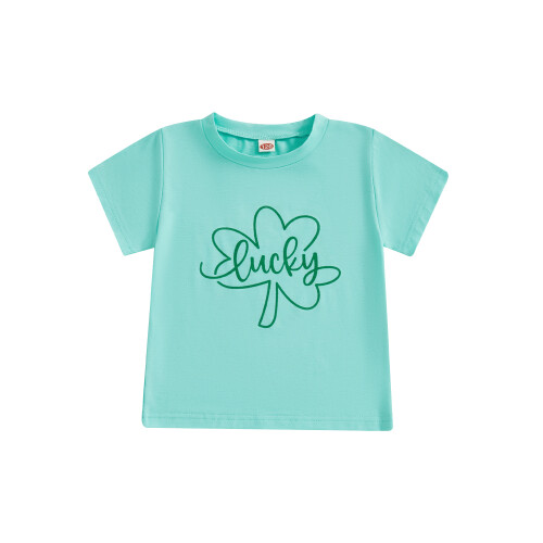 (6-7 Years, Green) Παιδικό T-shirt, Κοντομάνικο, Κορίτσια, Αγόρια