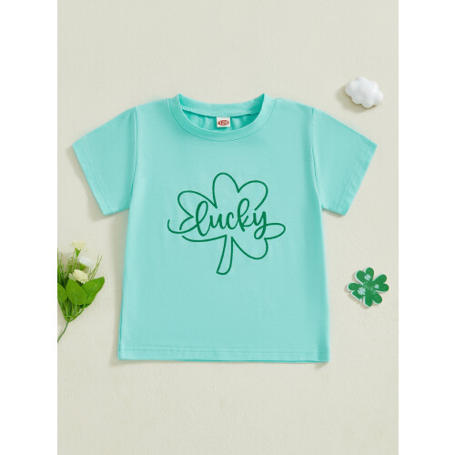 (5-6 Years, Green) Παιδικό T-shirt, Κοντομάνικο, Κορίτσια, Αγόρια 2