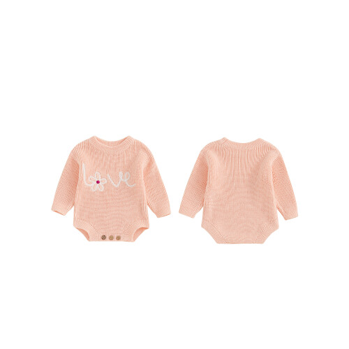 (0-3 Months, Pink) Μωρό κορίτσι πουλόβερ ρούχα μόδας 1