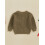 (0-3 Months, Gray Khaki) Πουλόβερ με κέντημα και μανίκια για νήπια με στρογγυλή λαιμόκοψη 5