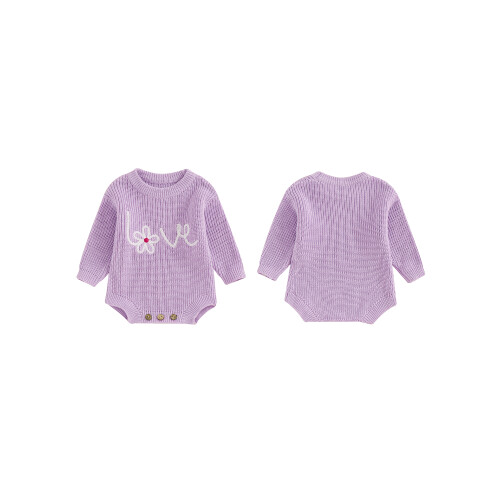 (6-9 Months, Purple) Μωρό κορίτσι πουλόβερ ρούχα μόδας 1