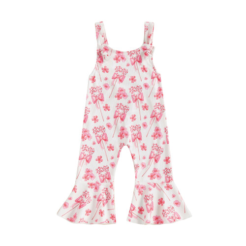 (6-12 Months, Pink) Καλοκαιρινή φόρμα για φαρδιά παντελόνια.