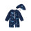 (6-12 Months, Blue) Μαγιό Rash Guard καπέλο ηλίου 1