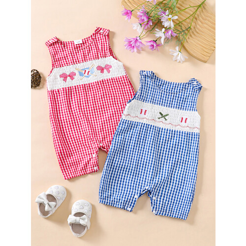 (6-12 Months, Pink) Βρεφική καλοκαιρινή φόρμα και κορίτσια 1