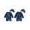 (12-18 Months, Blue) Μαγιό Rash Guard καπέλο ηλίου 2