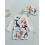 (3-4 Years, Khaki) Μαγιό Rash Guard καπέλο ηλίου 2