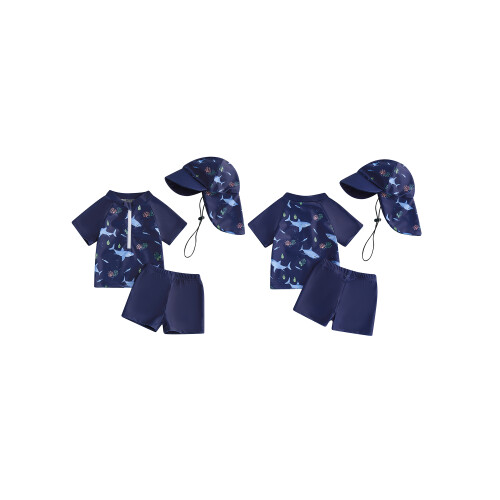 (0-6 Months, Blue) Conjunto de biquíni para bebês. 1