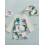 (2-3 Years, White) Μαγιό Rash Guard καπέλο ηλίου 4