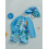 (2-3 Years, Sky Blue) Μαγιό Rash Guard καπέλο ηλίου 4