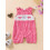 (6-12 Months, Pink) Βρεφική καλοκαιρινή φόρμα και κορίτσια 4