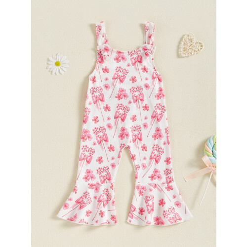 (6-12 Months, Pink) Καλοκαιρινή φόρμα για φαρδιά παντελόνια. 2