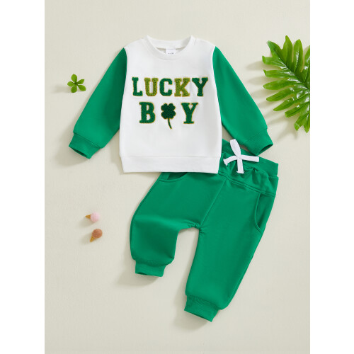 (18-24 Months, Green) Σετ παντελονιών και και αγόρια. 2