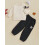 (5-6 Years, Dark Grey) Σετ 2 τμχ παντελόνι λαγουδάκι 2