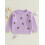 (4-5 Years, Light Pink Purple) Κορίτσια Πασχαλινό Πουλόβερ Μακρυμάνικο με Κέντημα Καρότου 3