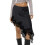 (L, Black) Jupe courte asymétrique les soirées. 1