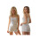 (L, White) Γυναικεία Casual ρούχα και βερμούδες 2