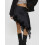 (L, Black) Jupe courte asymétrique les soirées. 3