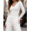 (L, White) Top da donna stile streetwear. 3