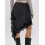 (L, Black) Jupe courte asymétrique les soirées. 6