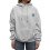 (XL, Light Grey) Γυναικείο Φούτερ με Γραμμή Streetwear 1