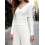 (L, White) Top da donna stile streetwear. 4