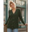 (XL, Turquoise) Γυναικείο Πουλόβερ Φθινοπώρου & Κουμπιά 4