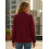 (XL, Red) Γυναικείο Πουλόβερ Φθινοπώρου & Κουμπιά 7