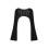 (XL, Black) Γυναικείο μπολερό πλεκτό μοντέρνο, μονόχρωμο 2