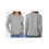 (M, Gray) Women's Dot Pullover Tops Fashionable Casual Versatile Long Sleeve Crew Neck Fall Pullover 2