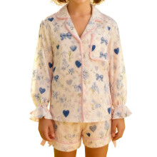 (4 Years, Blue Kids) Ensembles pyjamas assortis vêtements d'intérieur.