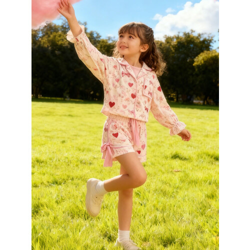 (6 Years, Pink Kids) Σετ πιτζάμες Mommy Αγίου Βαλεντίνου 2