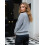 (M, Dark Grey) Damen-Herbstpullover mit Reißverschluss, langärmelig, Rundhalsausschnitt, einfarbig, Basic-Strickoberteil 8