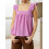 (M, Fuchsia) Gingham Tank Tops καλοκαιρινά ρούχα. 4
