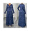 (XL, Blue) Ensemble automne grande taille élastique. 2
