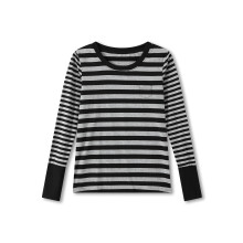 (L, Black) Hauts rayés à les soirées.