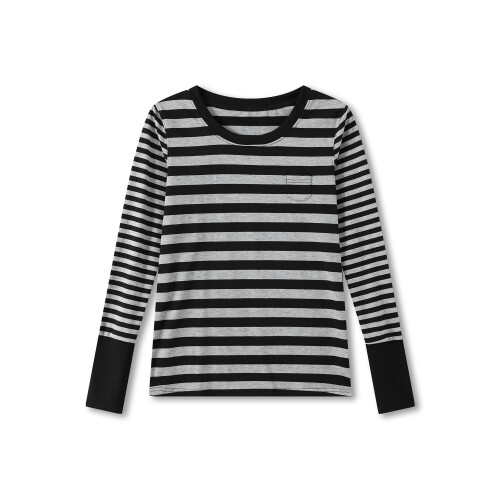 (L, Black) Hauts rayés à les soirées.