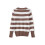 (L, Light Brown) Γυναικεία Ριγέ Πουλόβερ και Μακρυμάνικα 2