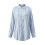 (S, Blue) Damenbluse mit Knopfleiste, und Frühling. 8