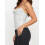 (XL, White) Γυναικείο τοπ halter χωρίς πλάτη. 5