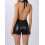 (L, Black) Γυναικείο καλοκαιρινό ολόσωμο εφαρμοστό ντεκολτέ 8