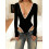 (XL, Black) Γυναικείο Φθινοπωρινό Στενό Κοντό Φόρεμα 4