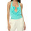(L, Blue) Top estivo donna e spiaggia. 1
